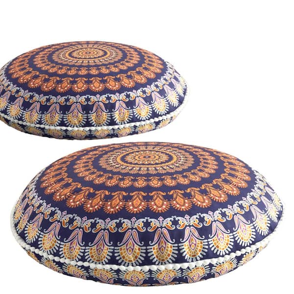 Unbranded Meditation Floor Outdoor Bolster Pillow (Set of 2)