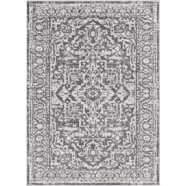 Livabliss Havana Gray 6 ft. 7 in. x 9 ft. Area Rug