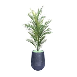 60 in. glow in the dark artificial palm tree in sustainable planter