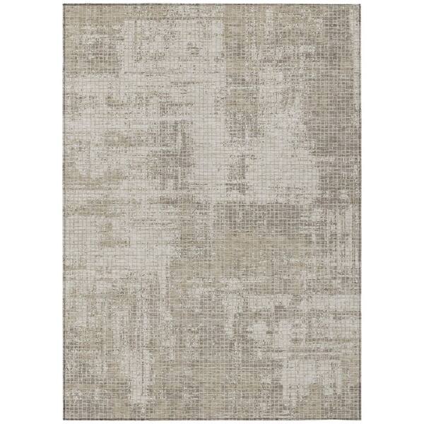 Chantille Machine Washable Indoor/Outdoor Abstract ACN2856 Beige 10 ft. x 14 ft. Area Rug