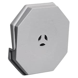6.625 in. x 6.625 in. #016 Gray Surface Mounting Block