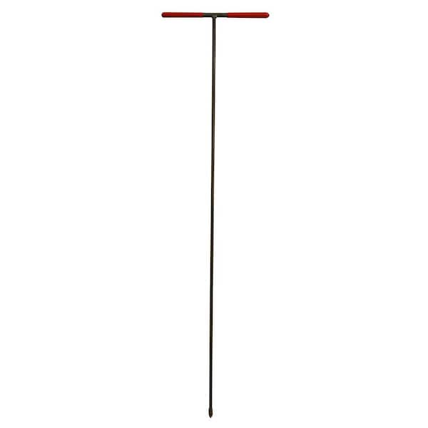 JONES STEPHENS 48 in. Length Steel Probing Rod with Rifle Point for Pipes
