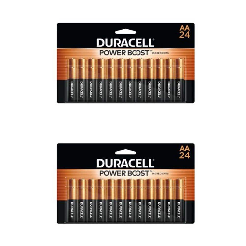 Duracell Coppertop Alkaline AA Battery 24-Count Battery Mix Pack (48 Total Batteries)