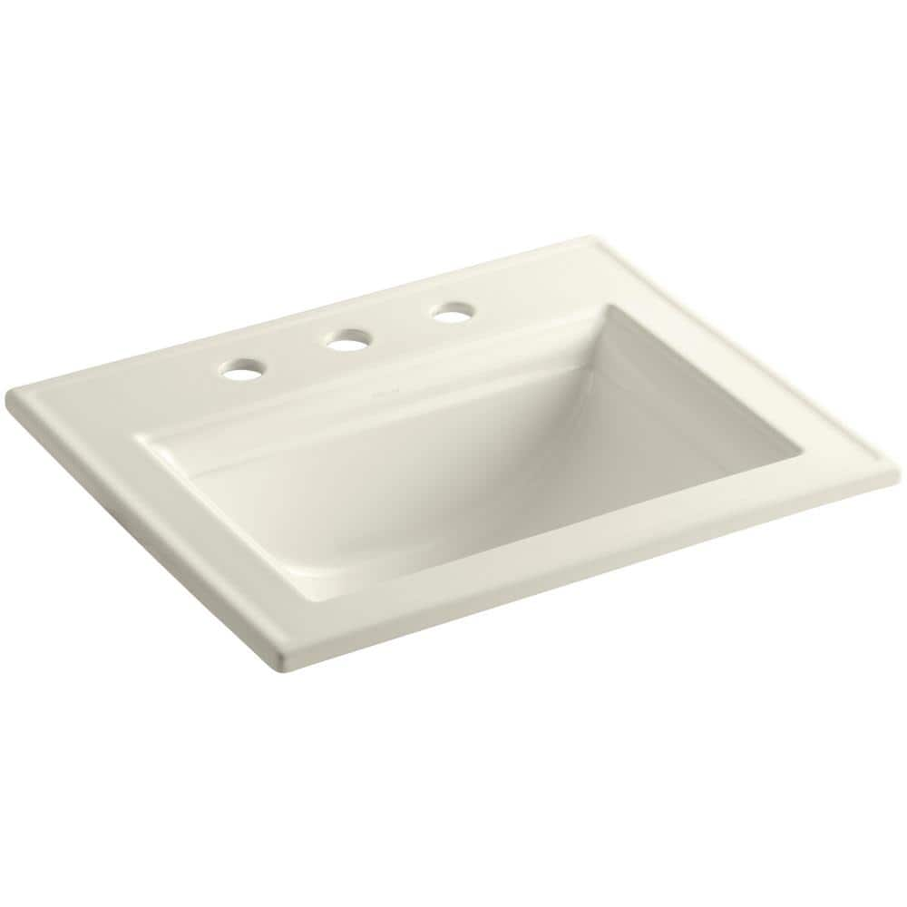 Memoirs Stately 22-3/4 in. Drop-In Vitreous China Bathroom Sink in Biscuit -  KOHLER, 2337-8-96