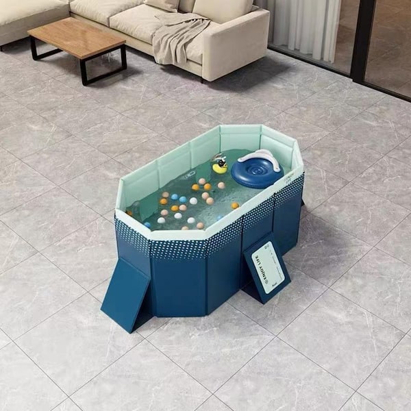 Aionor 5ft PVC Folding Pool 165GAL Outdoor Backyard Portable