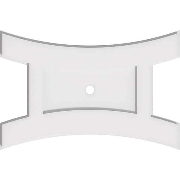 Ekena Millwork 1 in. x 22 in. x 14.625 in PVC Medallion Moulding