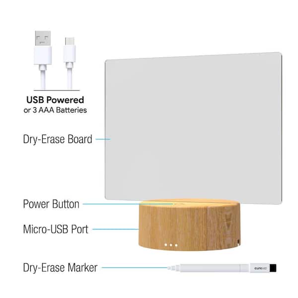 Acrylic Board With Light Up Stand - Brilliant Promos - Be Brilliant!