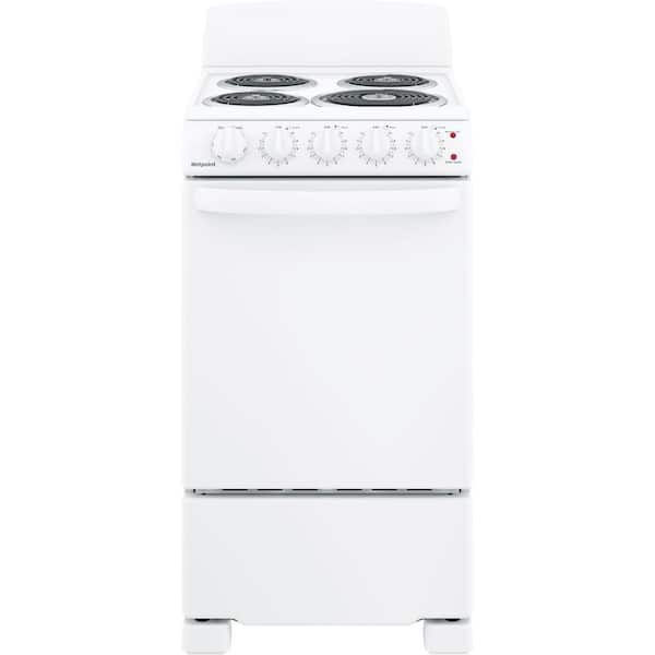 Hotpoint 20 in. 4-Burner Element Free-Standing Electric Range in White