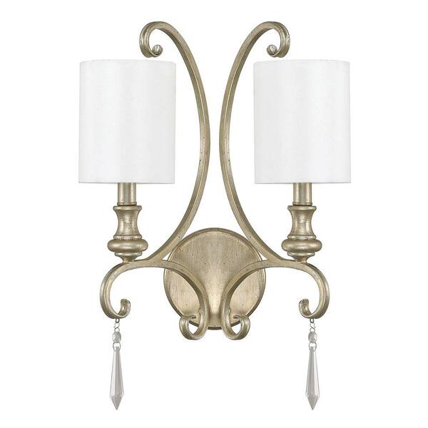 Austin Allen Austin Allen & Co. 2-Light Iced Gold Sconce