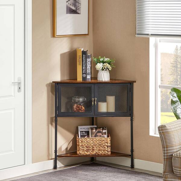 Corner Cabinet with open shelves - Carriage House Furnishings