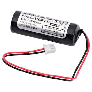 Dantona 1.2-Volt 1500 mAh Ni-Cd battery for Teig - 850.0069 Emergency Lighting