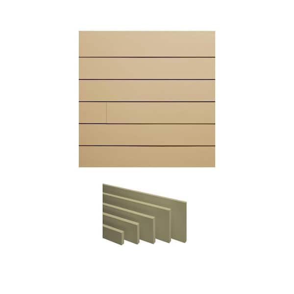 Hardie Plank HZ10 8.25 in. x 144 in. Lap Siding and Hardie Trim HZ10 1 in. x 3.5 in. x 12 ft. Trim Board