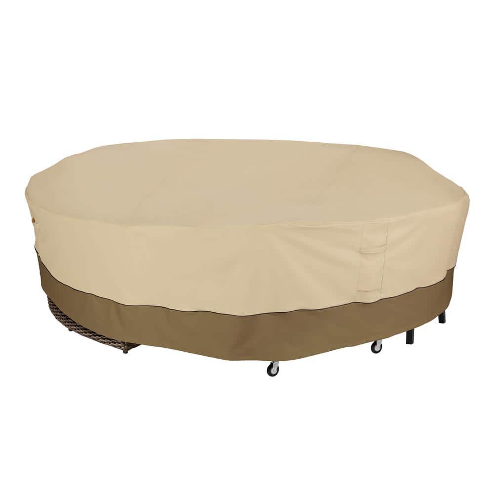 Veranda 130 in. Dia x 30 in. H Round General Purpose Patio Furniture Cover price history on PriceWatchPro