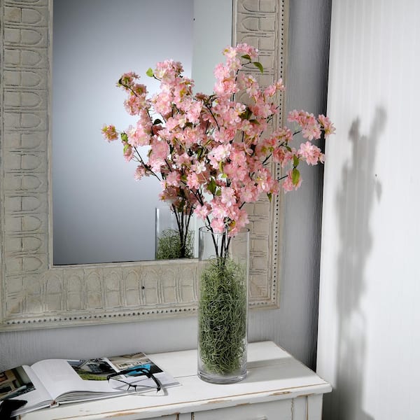 Regency International 43 in. Pink Artificial Cherry Blossom