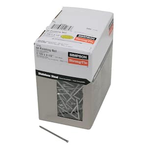 0.113 in. x 2-1/2 in. Type 304 Stainless Steel Finishing Nail (5 lb.)