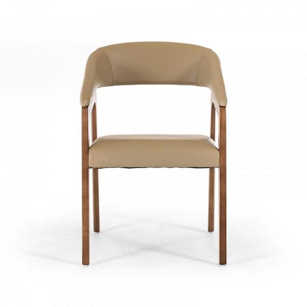 Clive Taupe and Walnut Dining Chair