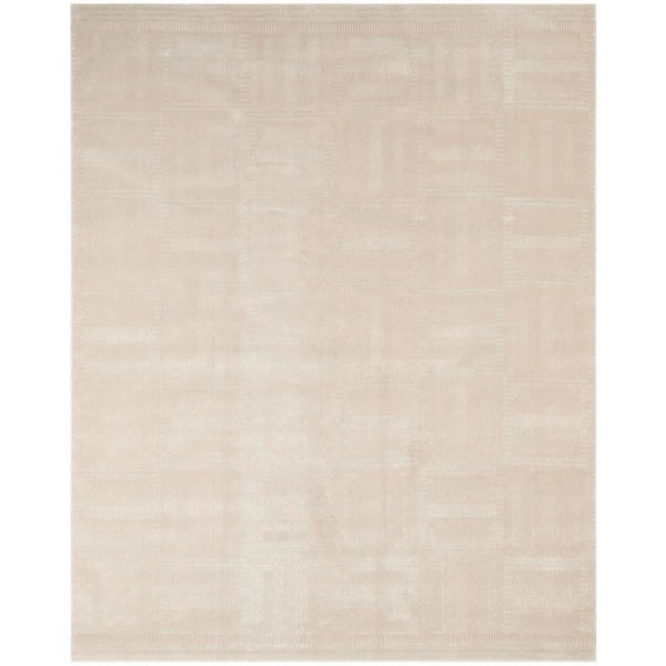 Nordic Taupe 10 ft. x 14 ft. All-Over Design Contemporary Area Rug