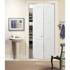 JELD-WEN 36 in. x 96 in. 3 Panel Birkdale Primed Smooth Hollow