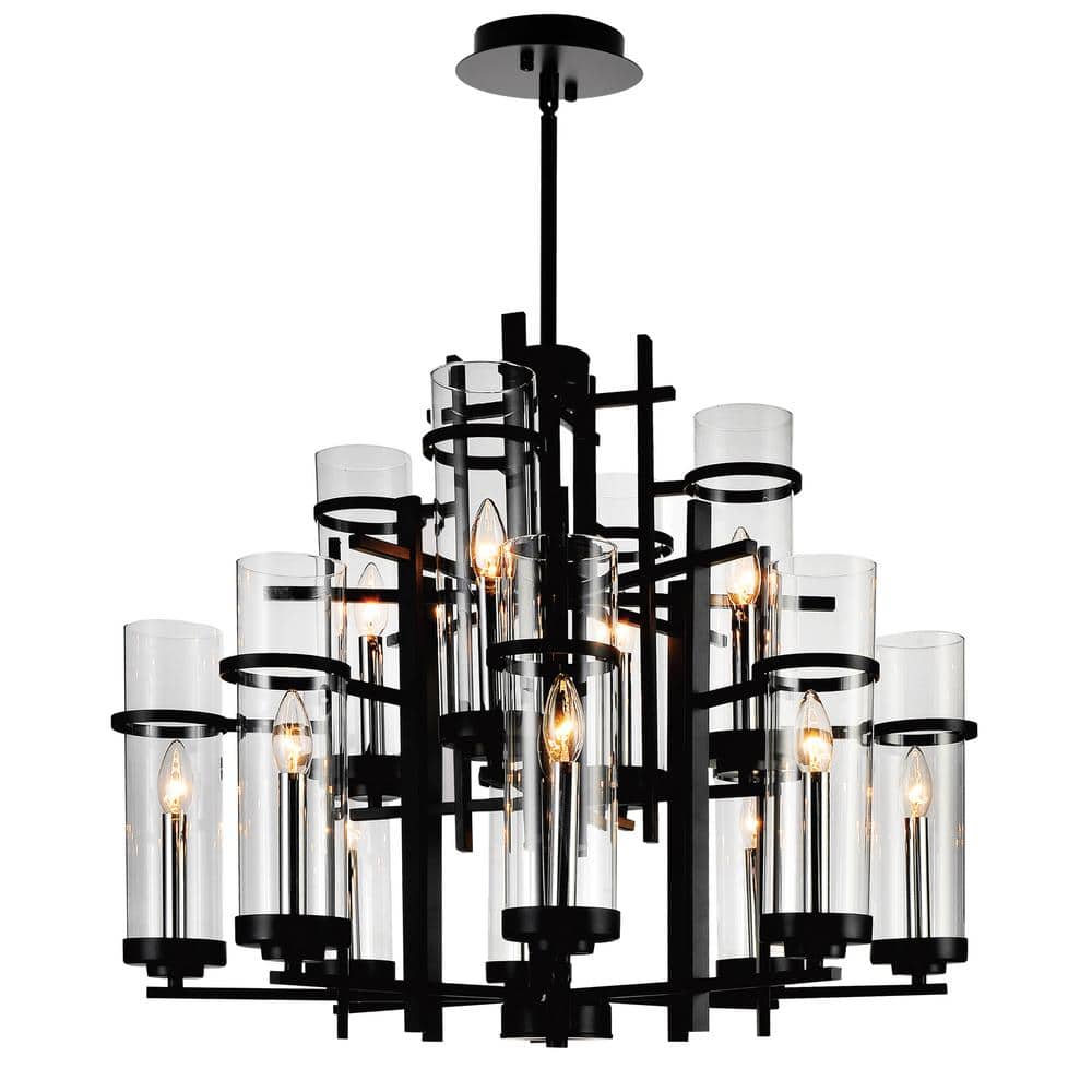 Maxim Lighting Delos 8-Light Gray Chandelier
