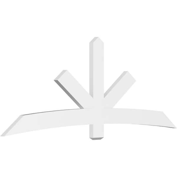 Ekena Millwork Alberta 96 in. W x 36 in. H x 2 in. D Signature Polyurethane Bracket