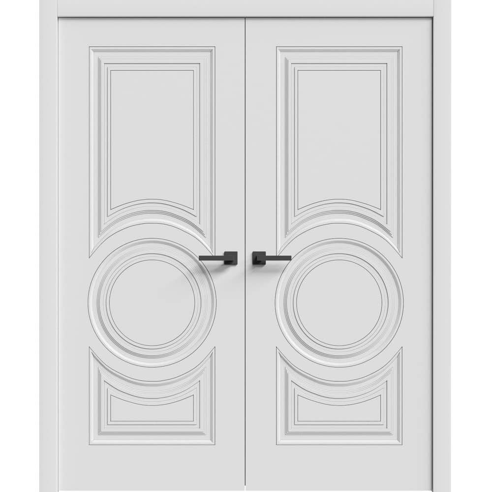 7855 84 in. x 80 in. Sold Core White Enamel Color Wood Interior Door Kit with Quick Assemble Jamb price history on PriceWatchPro