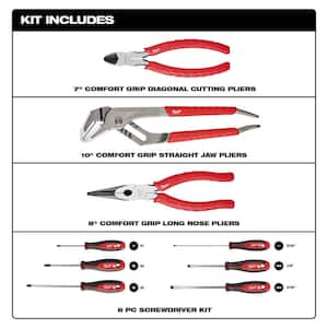 9-Piece Pliers and Screwdriver Set