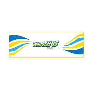 Water Whoosh 15 ft. White Inflatable Floating Mat Platform with Air Pump