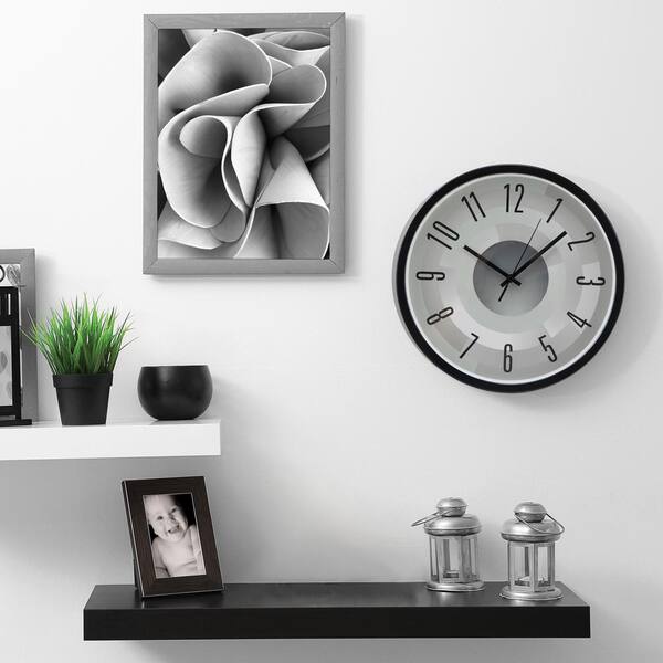 Victory Lighting LLC Tempus 12 in. Glossy Black Silent Sweep Wall