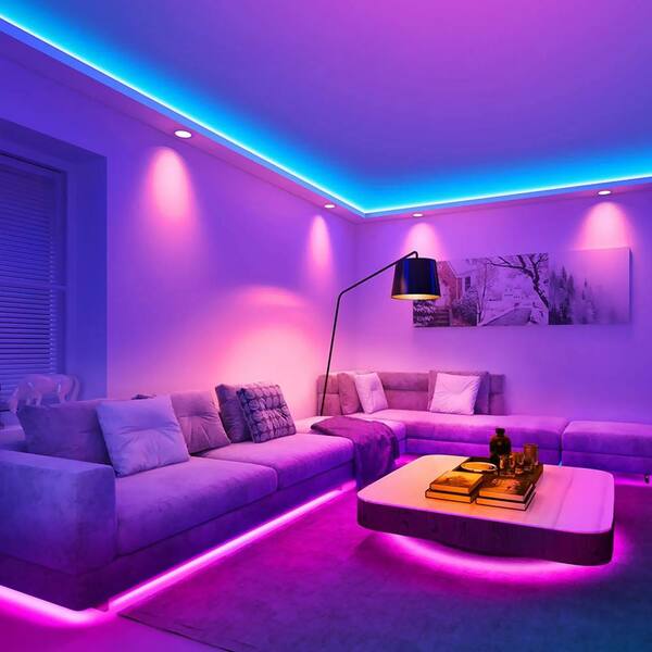 XTREME 12 ft. Multi-Color LED Strip, Customizable With Remote, 16
