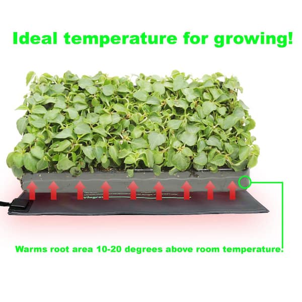 Viagrow 20.5 in. x 8.5 in. Seed Propagating Seedling Heat Mat VSEEDMAT -  The Home Depot