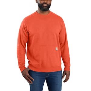 Men's 3 X-Large Desert Orange Heather Cotton/Polyster Force Relaxed Fit Light-Weight Crewneck Sweatshirt
