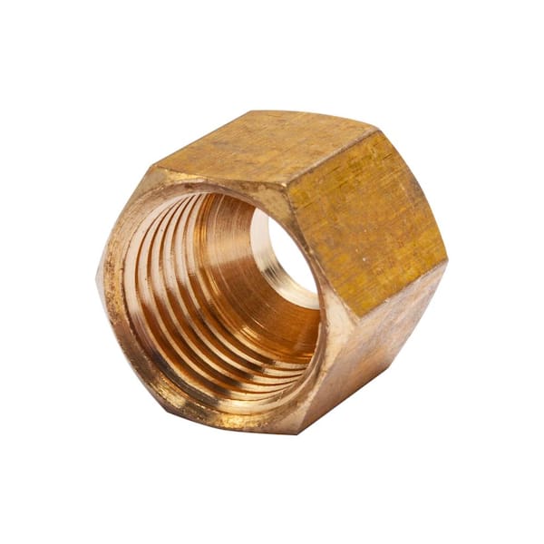 LTWFITTING 1/4 in. Brass Compression Nut Fittings (25-Pack)