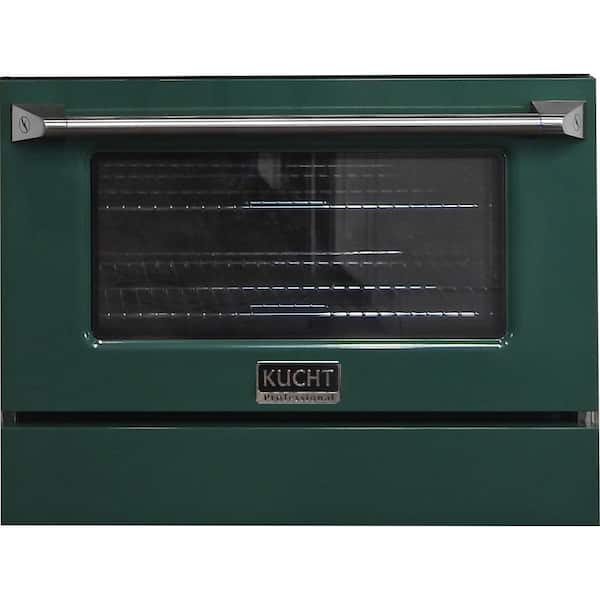 Kucht Oven Door and Kick-Plate 30 in. Green Color for KNG301