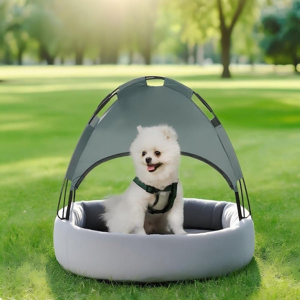 Pet Bed Elevated Dog Bed Cat Bed Outdoor Dog Cot, Small