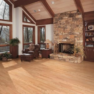 Red Oak Natural 3/4 in. Thick x 2-1/4 in. Wide x Random Length Solid Hardwood Flooring (24 sqft/Case)