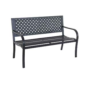 48 in. Outdoor Durable Metal Bench