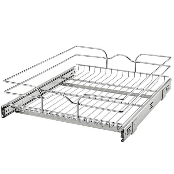 Rev A Shelf 18 In X 22 Single, Wire Shelving For Kitchen Cabinets