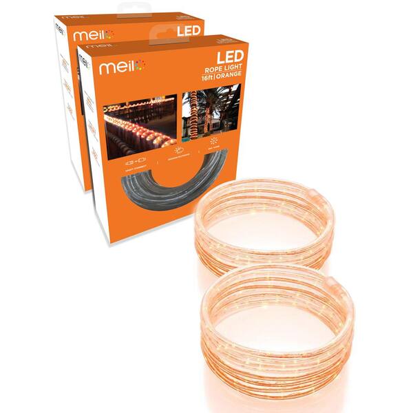 orange rope lights home depot