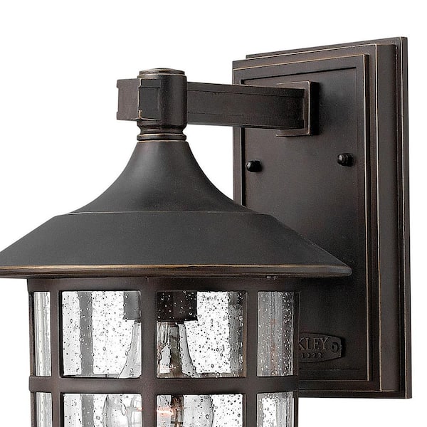 Hinkley Freeport Medium Outdoor Wall Mount Lantern, Oil Rubbed Bronze