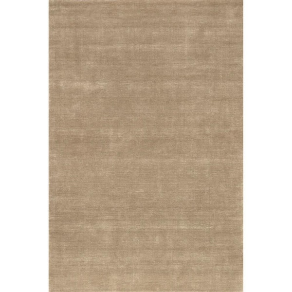 RUGS USA Arvin Olano Arrel Speckled Wool-Blend Fawn 3 ft. x 5 ft. Indoor/Outdoor Patio Rug