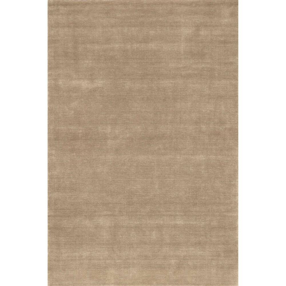 Fawn Rectangular Wool-Blend Area Rug 5' x 8'