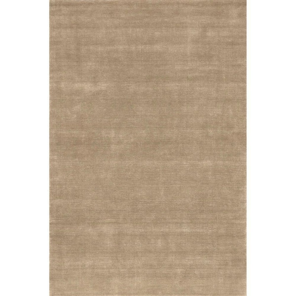 Arrel Speckled Wool-Blend Fawn 9 ft. x 12 ft. Indoor/Outdoor Patio Rug