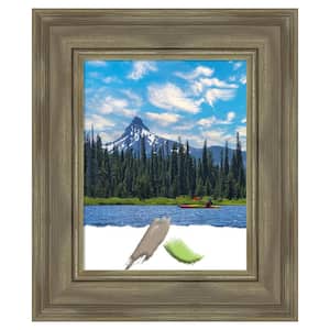 Alexandria Greywash Wood Picture Frame Opening Size 11 x 14 in.