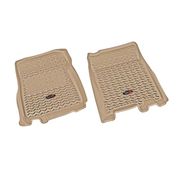 Rugged Ridge Floor Liner Front Pair Tan 1997-2003 Ford F150