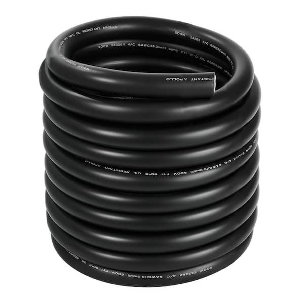 25ft. 6/4 Portable Power Cable Heavy Duty 600V SOOW Electrical Power Cable Industrial Grade Electric Wire Extension Cord