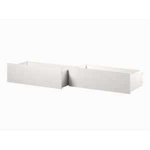 Urban Twin-Full White Bed Drawers