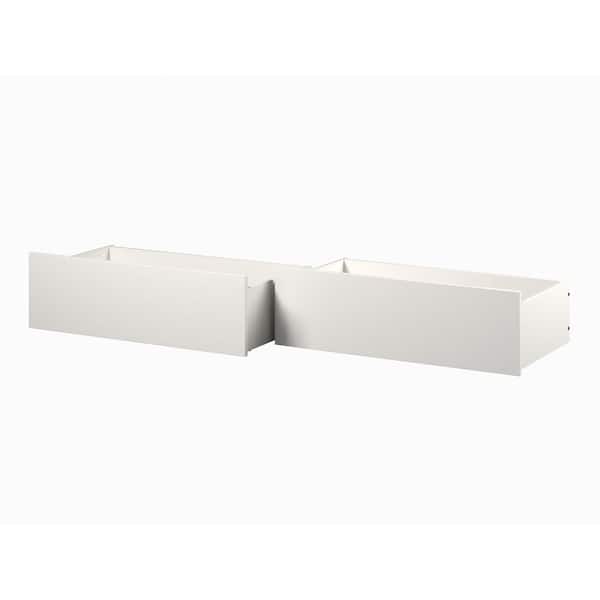 AFI Urban White Bed Drawers Queen-King