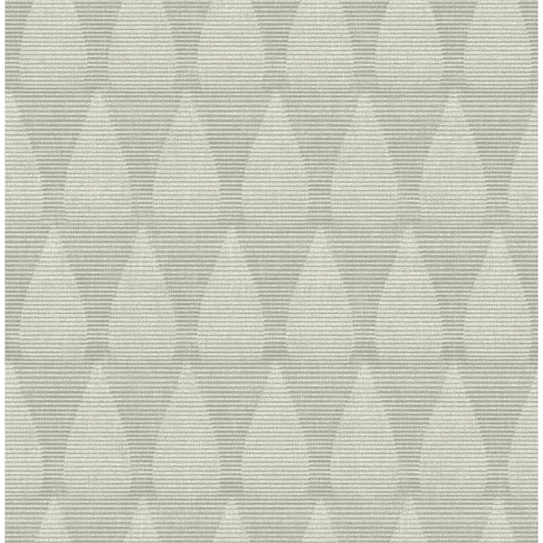 A-Street Prints Mirko Sage Green Ogee Wallpaper Sample