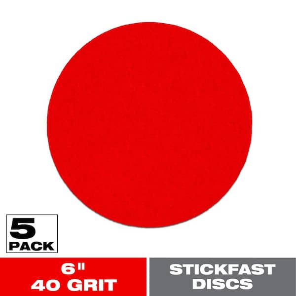 DIABLO 6 in. 40-Grit ROS StickFast Sanding Discs