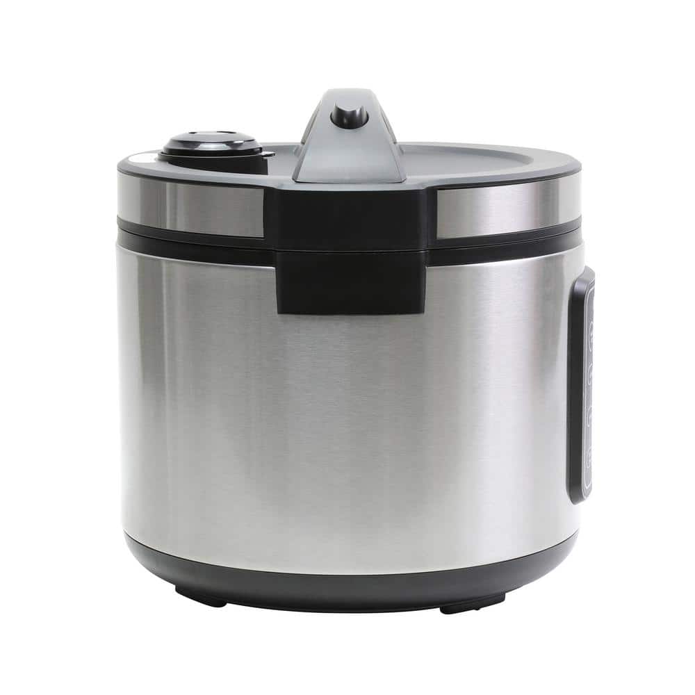 20 Cup Stainless Steel Multi-Function Electric Rice Cooker with Steamer